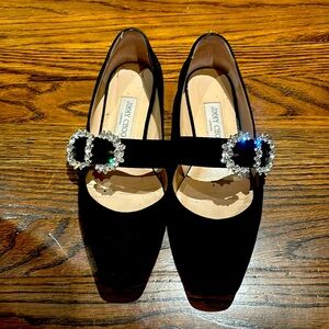 Jimmy Choo crystal flats